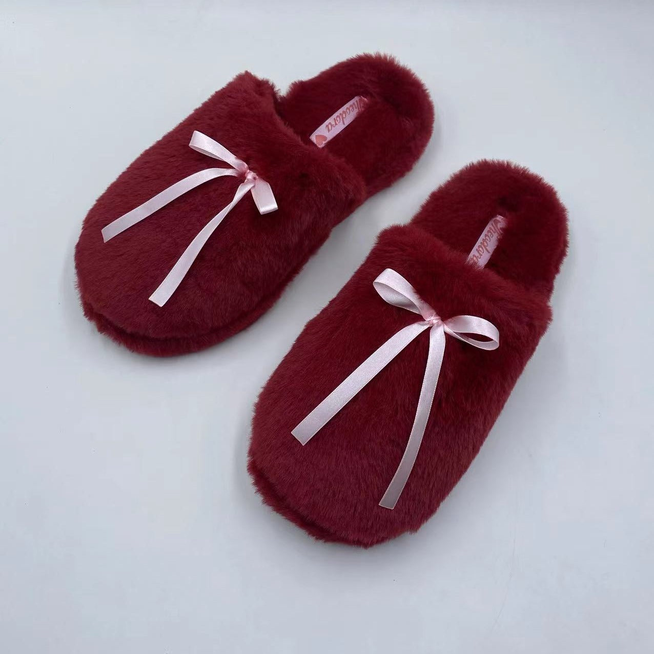 Teddy Bow Slippers